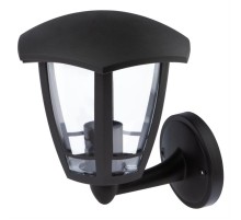 Светильник садово-парковый   ДБУ 07-8-005 Дели 1 черный 6 гранный настенный IP44 светодиодный 8Вт 3000K   Б0064299  ЭРА