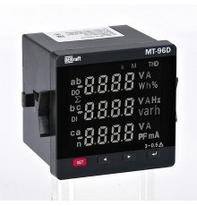 Мультиметр 72х72 3PH 600В 5А RS485 LED   51404DEK  DEKraft