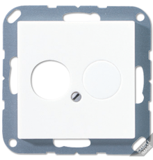 Крышка для 2-х гнезд; слоновая кость  A562  Jung