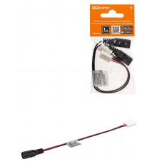 Коннектор для соединения светодиодной ленты шириной 10 мм с разъемом для драйвера, (уп. 2 шт)  SQ0331-0407  TDM