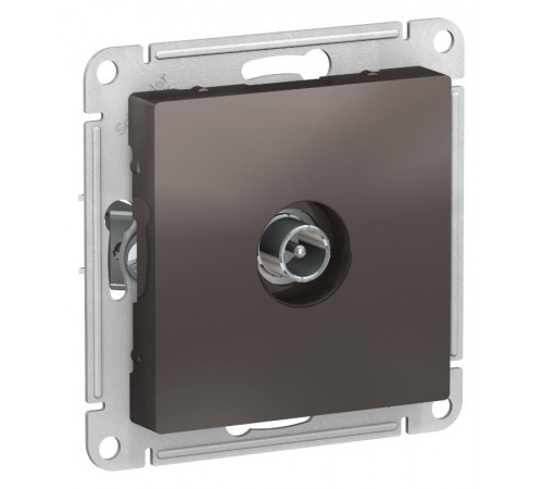 AtlasDesign Мокко Розетка TV проходная 4DB, механизм  ATN000692  SE