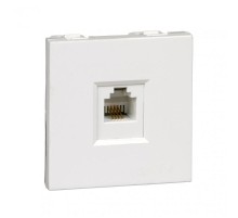Altira Белый Розетка телефонная В45 для кабель канала  RIN-144T-B  SE