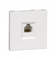 Altira Белый Розетка телефонная В45 для кабель канала  RIN-144T-B  SE