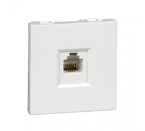Altira Белый Розетка телефонная В45 для кабель канала  RIN-144T-B  SE
