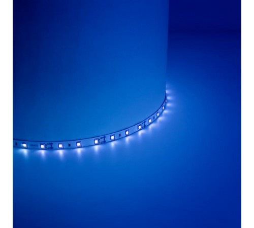Лента светодиодная LS604/ 60SMD(2835)/м 4.8Вт/м 12V IP65 5000*8*3.8мм синий  27677  FERON
