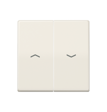 2-я клавиша с символам "стрелки" для баланс. мех. выкл. (кнопок), в комп с AS90-5HP , возможно IP44; дюропласт; слоновая кость; AS500 AS591-5P  Jung