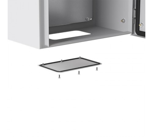 Щит с монтажной панелью ЩМПг- 50.40.22 каб фланец IP65 PROxima mb65-504022-m  EKF