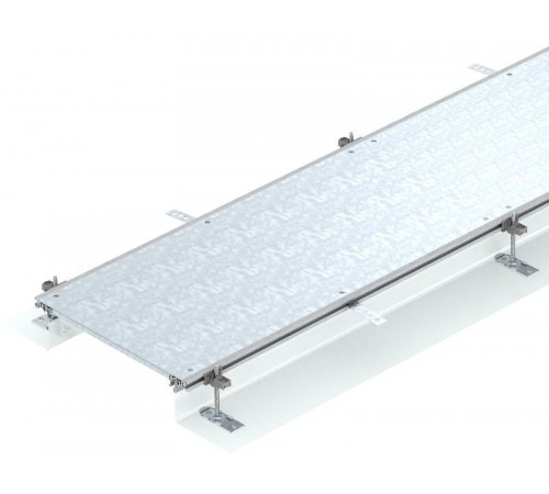 Секция кабельного канала OKA-G глухая 2400x400x140 мм (сталь) (OKA-G40040140)  7424004  OBO Bettermann