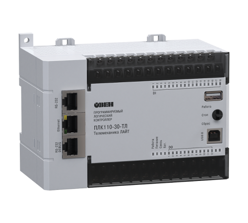 Контроллер для телеметрии и диспетчеризации ПЛК110-24.30-ТЛ  72393  ОВЕН