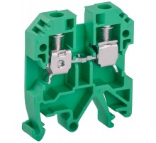 Клемма винтовая КВИ-6мм2 зеленая  YZN30-006-K06  IEK