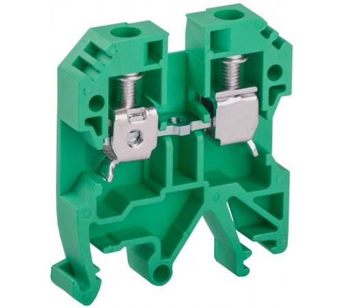 Клемма винтовая КВИ-6мм2 зеленая  YZN30-006-K06  IEK