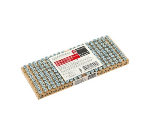 Шина PEN "ноль-земля" (6х9мм) 20 отверстий латунь крепеж по центру розничный стикер EKF PROxima  sn0-63-20-r  EKF