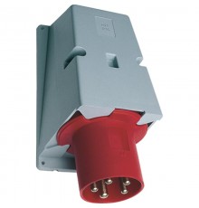 Вилка для монтажа на ПОВЕРХНОСТЬ 463BS6 63A 3P+N+E IP44 6ч  2CMA167566R1000  ABB