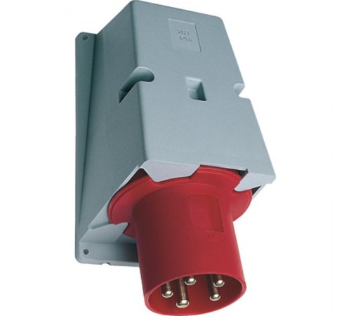 Вилка для монтажа на поверхность 263BS6, 63A, 2P+E, IP44, 6ч  2CMA167544R1000  ABB