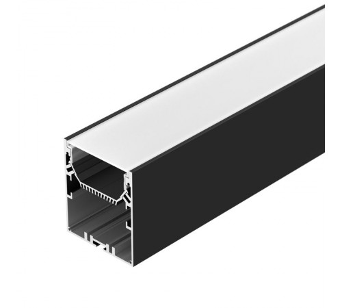 Профиль с экраном SL-LINE-6070-2500 BLACK+OPAL  028973  Arlight