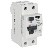 Выключатель дифференциальный (УЗО) R10N 2P 40А 300мА тип B ARMAT  AR-R10N-2-040B300  IEK