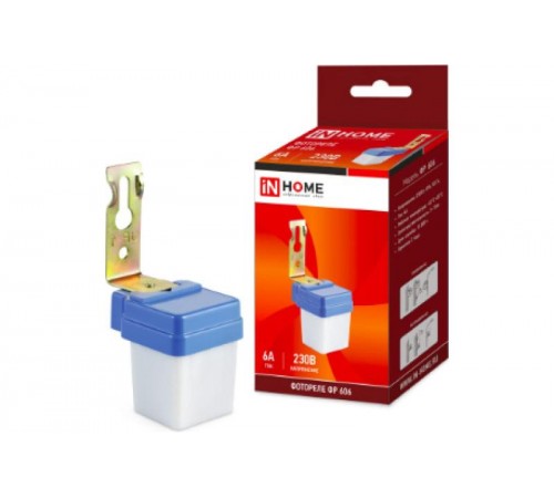 Фотореле ФР 606 6А 230В  4690612032900  IN HOME