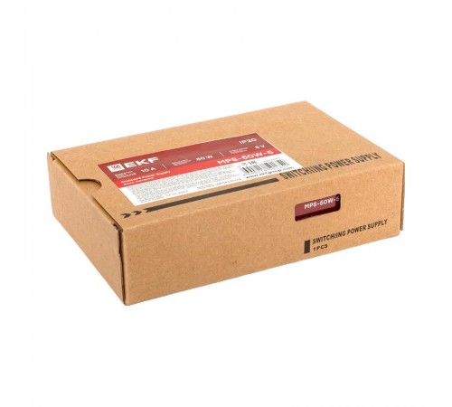 Блок питания намонтажную панель 50Вт,Uвх ~ 220 В AC m, Uвых - 5 В DC постоянного тока MPS-50W-5  EKF