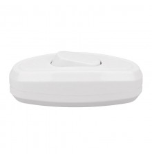 Выключатель-кнопка 250V 6А ON-OFF белый на электропровод (для настольной лампы / для бра)  36-3016  REXANT