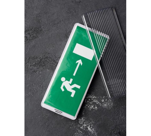 Пиктограмма "Направление направо" 320х120мм (для EXIT, SAFEWAY-40)  pkal-01-04  EKF