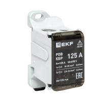 Клеммный блок распределительный КБР 125A  kbr125-rus EKF