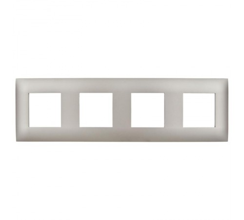 SKANDY Рамка 4-местная SK-F04Sh шампань  SK-M42-K37  IEK