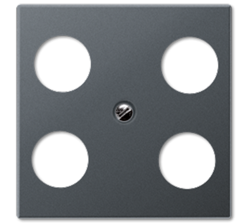 Накладка для SAT-TV-розетки Hirschmann  A561-4SAT1ANM  Jung