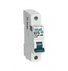 Выключатель автоматический  однополюсный ВА-105 25А D 10кА  13203DEK  DEKraft