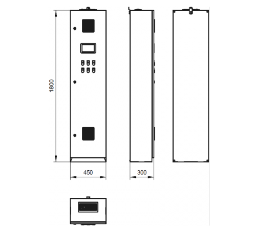 Центральная аккумуляторная установка ЦАУ BS-ELECTRO-5-QS25-400/220-0,9-1-AC8FU5-R20-V02-IP54  a25117  Белый свет