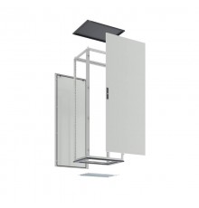Комплект напольного корпуса CQE N с одностворчатой дверью и с задней панелью 1400x600x400 мм RAM block  R5CQEN1464  DKC