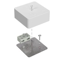 Коробка огнестойкая разветвительная для кабель-канала 40-0450-FR6.0-4-2-Р E15-Е60 75х75х30  40-0450-FR6.0-4-2-Р  Промрукав