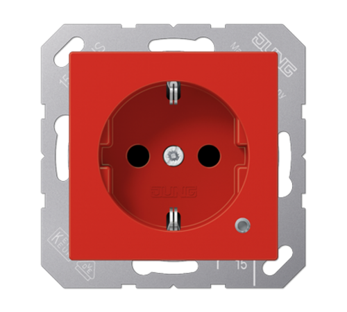 SCHUKO-розетка с индикацией A1520BFKORT Jung