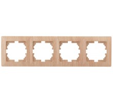 4-504-11 Intro Рамка на 4 поста, СУ, Solo, сосна  Б0043430  Intro