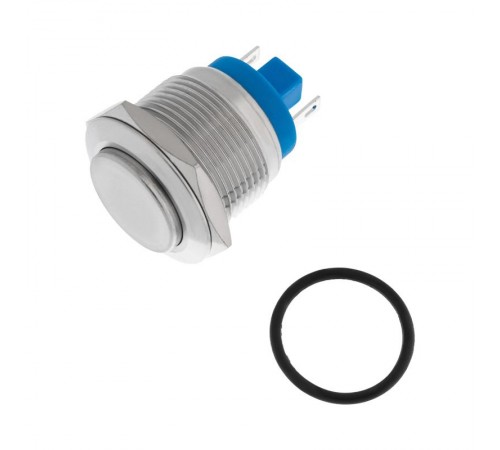 Кнопка антивандальная 19 Б/Фикс (2с) (ON)-OFF выпуклая (PBS-28В-4) (в упак. 1шт.)  06-0358-B  REXANT