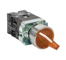 Переключатель BD33 3P c желтой подстветкой 24В NO PROxima  xb2-bk33-y-24  EKF