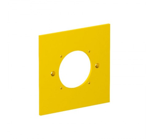 Накладка блока питания VH для монтажа устройств, 95x95 мм (желтый) (VH-P7)  6109839  OBO Bettermann
