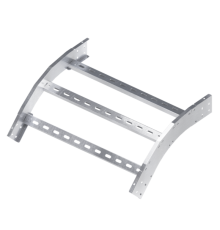 Угол вертикальный внешний 45 градусов 150х200, R300, 1,5 мм, нержавеющая сталь AISI 304  ILPM31520C  DKC