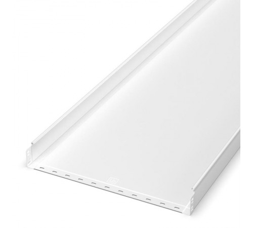 Лоток неперфорированный Стандарт 600х80х3000 (1,0 мм) RAL 9003 (6 м/уп)  PR16.10319  Промрукав
