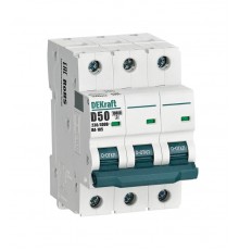 Выключатель автоматический трехполюсный ВА-105 50А D 10кА  13230DEK  DEKraft