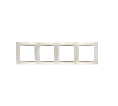 Simon 15 Шампань Рамка универсальная, 4 поста  1500640-034  Simon
