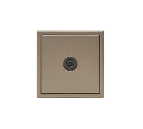 ArtGallery Шампань Розетка TV оконечная 1DB, механизм  GAL000591  SE