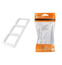 Рамка 3-ая вертикальная белая "Валдай"   SQ1804-0020  TDM