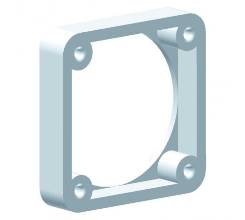 Рамка под розетки фланец 85х85 посад. отв. 70х70 мм I 189-Bals I Bals