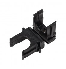 Крепеж-клипса для трубы  20 мм черная (10 шт./уп.)  28-0120-5  Rexant