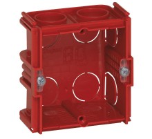 Коробка одноместная - Программа Batibox - для кирпичных стен - квадратная соединяемая - глубина 30  080131  Legrand