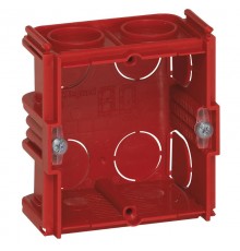 Коробка одноместная - Программа Batibox - для кирпичных стен - квадратная соединяемая - глубина 30  080131  Legrand