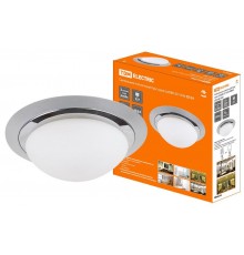 Светильник под лампу НПО СП 01 2х60Вт ЛН E27 IP44 круг хром  SQ0346-0001  TDM