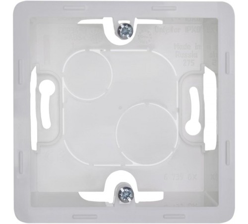 Inspiria Белый Коробка накладного монтажа 1-местная О/У  673980  Legrand