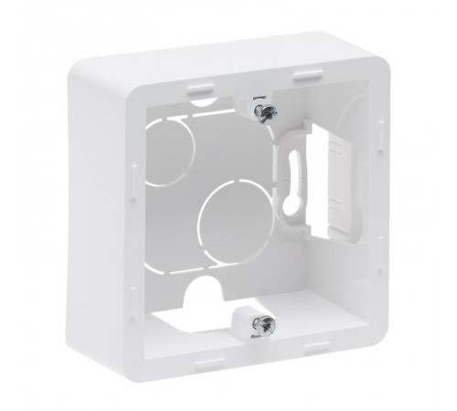 Inspiria Белый Коробка накладного монтажа 1-местная О/У  673980  Legrand