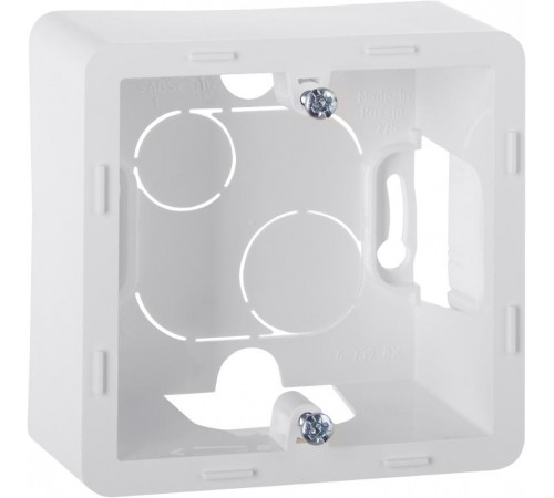 Inspiria Белый Коробка накладного монтажа 1-местная О/У  673980  Legrand